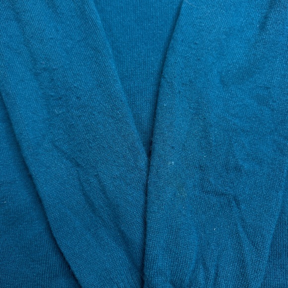 LL Bean Blue Cashmere Zip Up Hoodie, Women’s Small, Lightweight, Cozy, 507572 - Picture 7 of 7